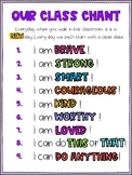 Class Chant - Positive Affirmations