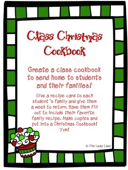 Preview of Class Christmas Cookbook