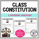 Class Constitution - Classroom Rules