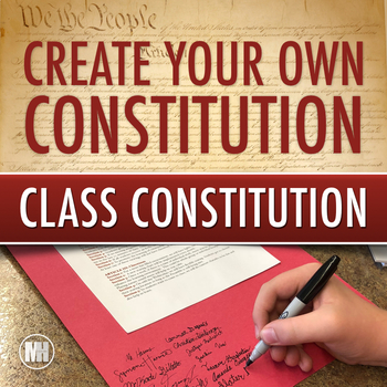 Preview of Class Constitution: Creating a Classroom Constitution & Preamble