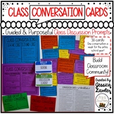 Class Conversation Cards for Building Classroom Community