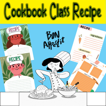 Preview of Class Cookbook | Winter Class Recipe Book (Christmas, Holidays, Mothers)