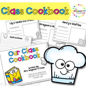Preview of Class Cookbook - Class Recipe Book - Procedural Writing Template