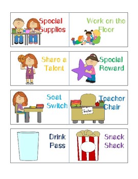 Class Coupon Set! by A Day In Kinder | TPT