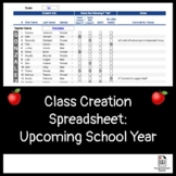 Class Creation / Class Rostering Spreadsheet! 