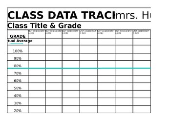 Preview of Class Data Tracker