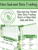 Class Data and Goal Tracking Posters - Leaf Theme