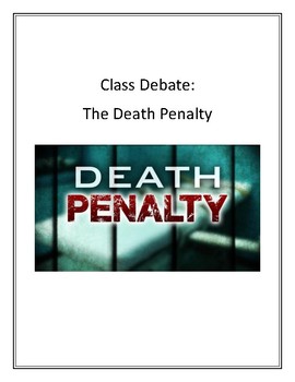 Preview of Class Debate: The Death Penalty
