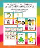 Class Decor and Morning Circle Charts and Flashcards Bundl