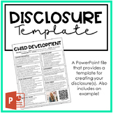 Class Disclosure | Syllabus Template