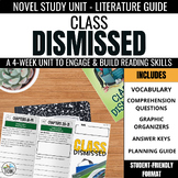 Class Dismissed by Alan Woodrow Book Unit or Novel Study