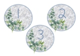 Class Display Numbers to 30 Marble Rustic