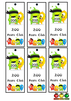 Preview of Class Dojo 200 point club