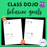 Class Dojo Behavior Goals and Reflections