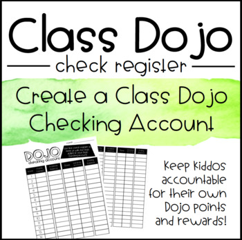Preview of Class Dojo Checking Account