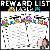 Class Dojo Companion - Editable Reward List
