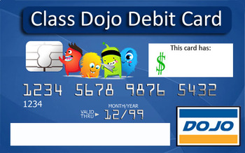 Preview of Class Dojo Debit Card