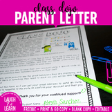 Class Dojo // Editable Parent Letter {FREEBIE}