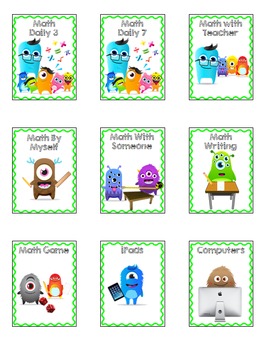 Preview of Class Dojo Math Daily 3