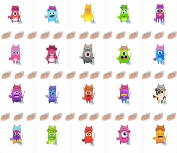 Preview of Class Dojo Monster Set: Fall Collection