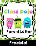 Class Dojo Parent Letter