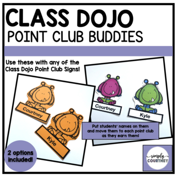 Preview of Class Dojo Point Club Buddies
