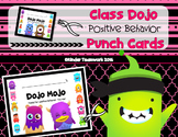Class Dojo Positive Points Punch Cards {EDITABLE FREEBIE}