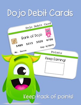 Preview of Class Dojo Resource--Dojo Debit Cards