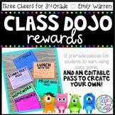 Class Dojo Reward Passes