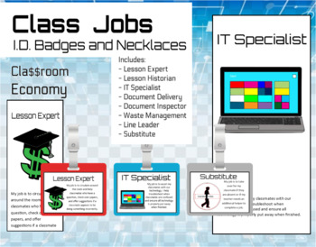 Preview of Class Economy Job ID Badges and Labels