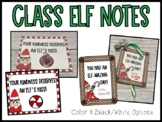 Class Elf Behavior Notes
