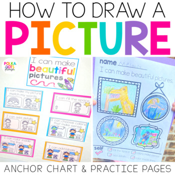 Preview of Classroom Expectations | How to Draw Pictures | Anchor Charts