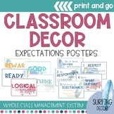 Class Expectations | Surfing Classroom Decor