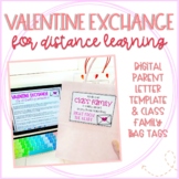 Class Family Valentine Exchange for Distance Learning