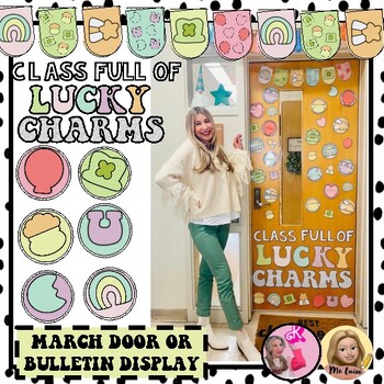 Preview of Class Full of Lucky Charms Classroom Door & Bulletin Board Display