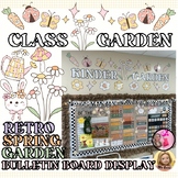 Class Garden - Retro Spring Garden Decor - Bulletin Board Display
