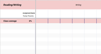 Preview of Class Grades/Information