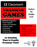 Class Grammar Games for High School and Middle School