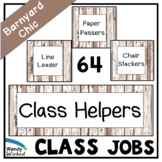 Class Helper Job Chart for Farmhouse Classroom Decor