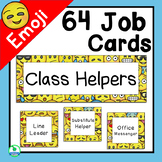Class Helper Job Chart with Emoji Feelings Faces Classroom Decor