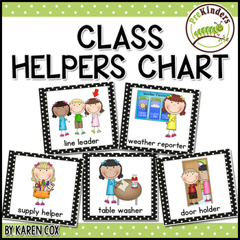 Printable Preschool Helper Chart Pictures