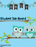 Owl Themed Classroom Job Chart