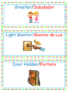 Preview of Class Job Labels