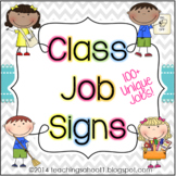 Class Job Signs - Chevron