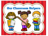 Classroom Class Helpers Jobs | Preschool Kindergarten 1st 