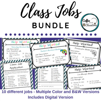 Preview of Class Jobs Bundle