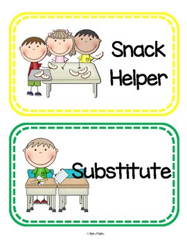 snack helper clipart classroom