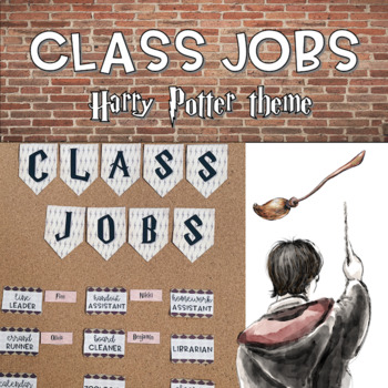 Class Jobs Display - Harry Potter Theme by Miss Relief | TpT