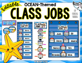 Classroom Jobs: Ocean-themed