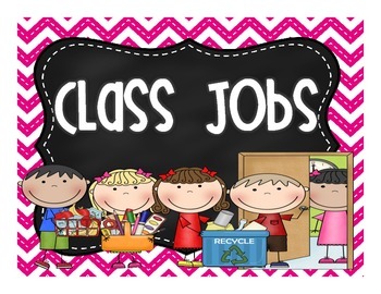 Preview of Class Jobs Poster FREEBIE